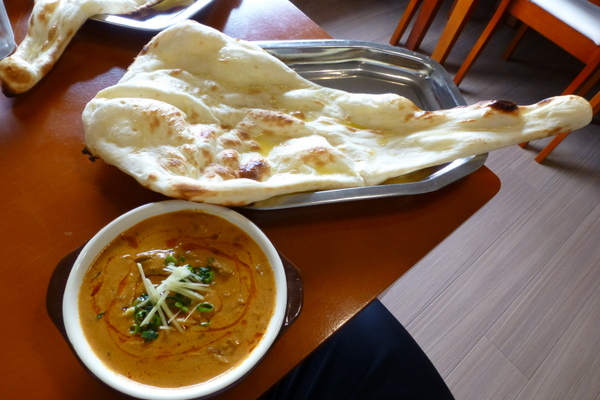インド料理デリー ランチBセット(マトンカレー&ナン)