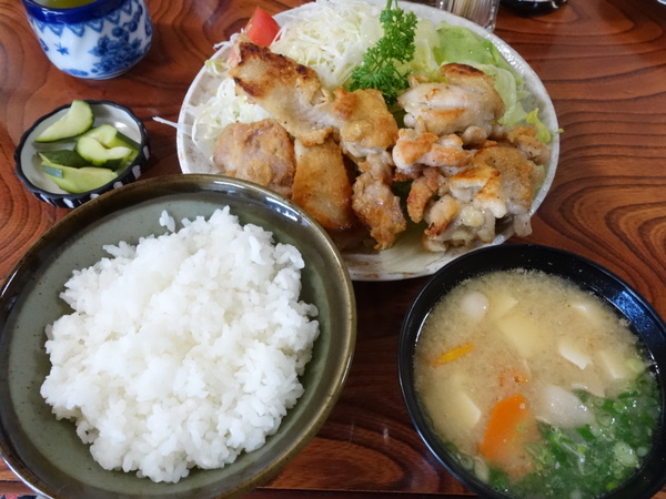 ななみ支店 チキンソテー(野菜特大&ご飯小)