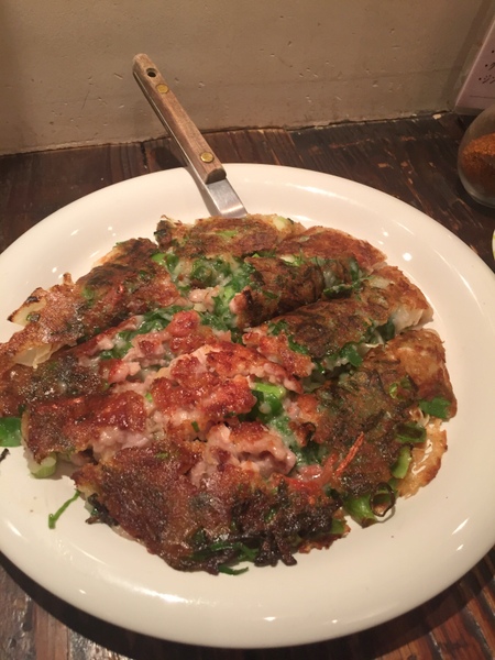湧登 かしみんネギ焼き