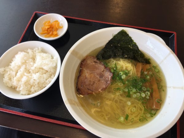 福助ラーメン 唐揚げセット(塩)