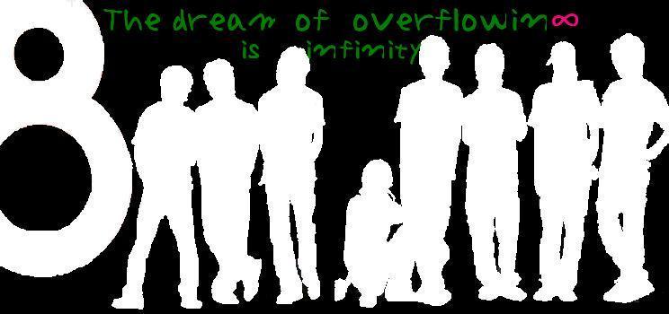 The dream of overflowing is infinity.