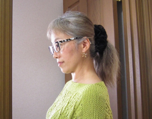 ブリーチからもうすぐ5か月経ちます 白髪入り地毛になるまでレポ Mimosaのあみもの日記 埼玉県 所沢市 の編み物教室