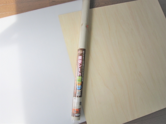撮影の背景用ボードを作り直す Mimosaのあみもの日記 埼玉県 所沢市 の編み物教室