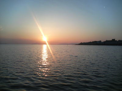 宍道湖の夕日