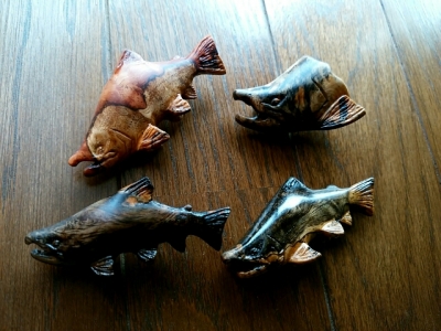 人気商品の 【一点もの】早い者勝ち！ Sクラフト トラウトブローチ