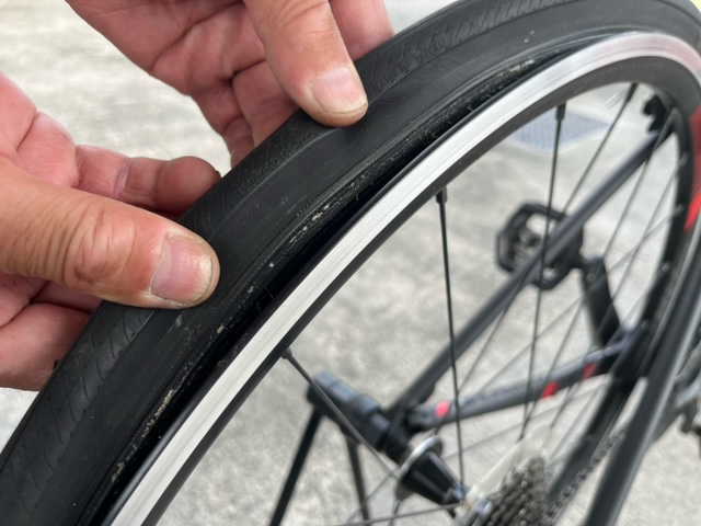 Giant TCR(SLR2) チューブレスレディ シーラント入れ替えました。 | SS