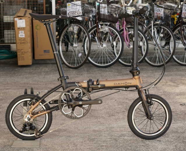 DAHON K3 限定カラー（マットブラック、アーミー、ブラウン）が
