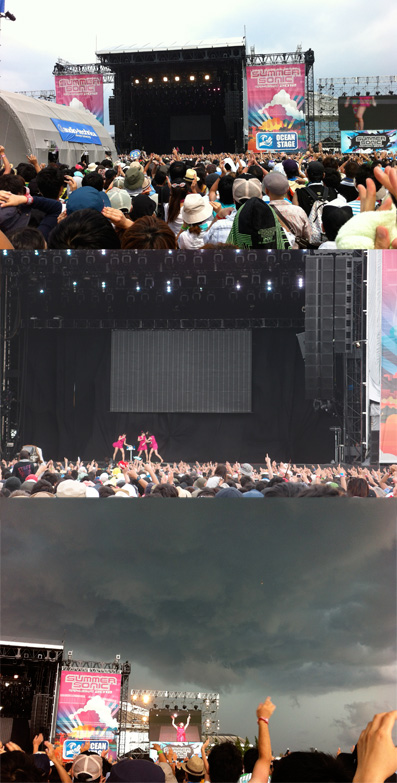 サマソニ2012 雷
