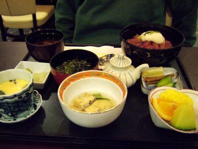 成田空港周辺ホテルホテル日航ウインズ成田レストランJardinジャルダンマグロ漬け丼定食