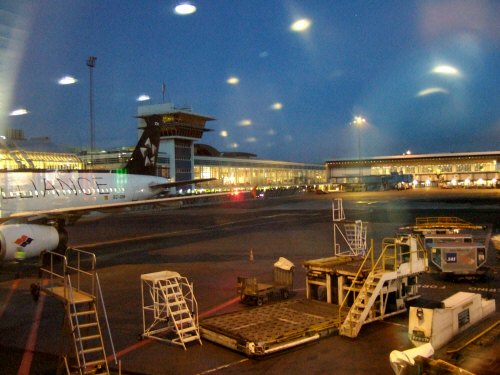 デンマークコペンハーゲン国際空港発(CPH)スペインマドリードバラハス国際空港行き(MAD)(マドリッドバラバス国際空港)SpanairスパンエアJK026便エアバスAirbus A320-232(EC-IOH)STAR ALLIANCE塗装スターアライアンスカラー