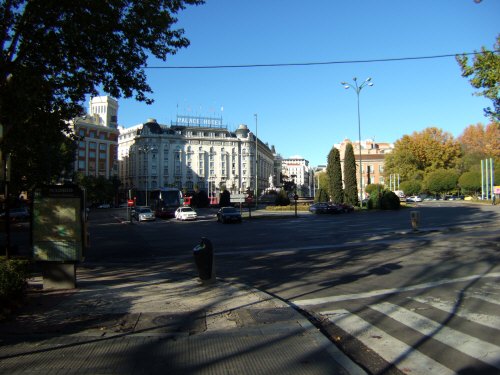 Espana España(エスパーニャ)SPAIN MADRIDマドリッドマドリードパラセホテルPALACE HOTELウェスティンパレスホテルウェスティンパラセホテルカスティーリョ広場ネプトゥーノ噴水