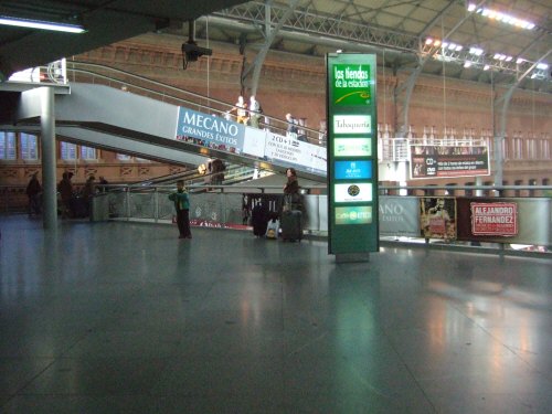 Espana España(エスパーニャ)SPAIN MADRIDマドリッドマドリードアトーチャ駅Vieja Estacion de Atocha駅舎内駅構内