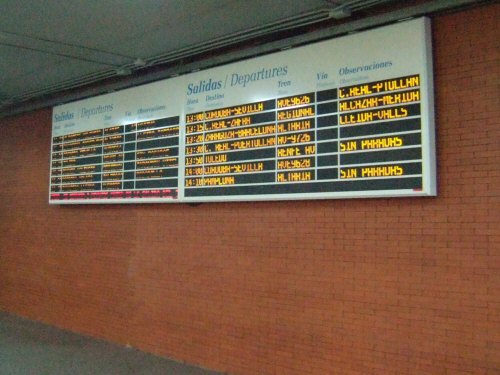 Espana España(エスパーニャ)SPAIN MADRIDマドリッドマドリードアトーチャ駅Vieja Estacion de Atocha駅舎内駅構内