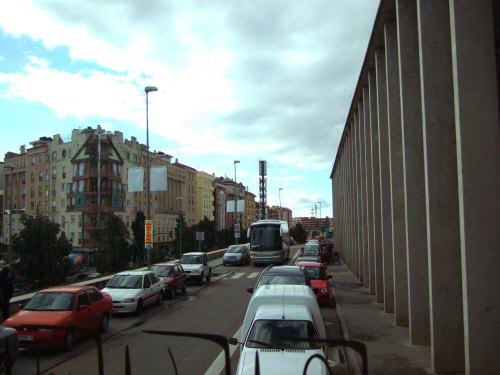 Espana España(エスパーニャ)SPAIN MADRIDマドリッドマドリードVieja Estacion de Atochaアトーチャ駅発コルドバ、セビージャ行きスペインの新幹線高速鉄道AVEアベアヴェコルドバ中央駅前