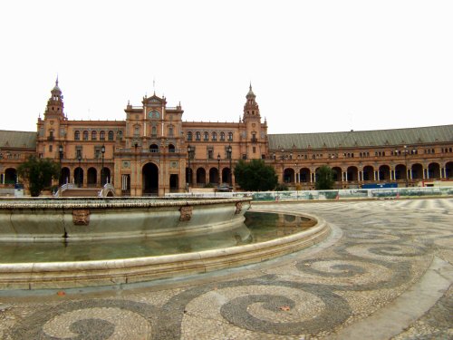 España(エスパーニャ)SPAINフラメンコの本場セビリヤへSEVILLAセビリアセビージャセビーリャスペイン広場Plaza de Espana