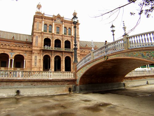 España(エスパーニャ)SPAINフラメンコの本場セビリヤへSEVILLAセビリアセビージャセビーリャスペイン広場Plaza de Espana