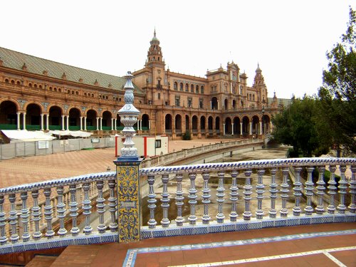 España(エスパーニャ)SPAINフラメンコの本場セビリヤへSEVILLAセビリアセビージャセビーリャスペイン広場Plaza de Espana
