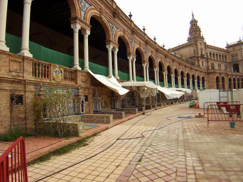 España(エスパーニャ)SPAINフラメンコの本場セビリヤへSEVILLAセビリアセビージャセビーリャスペイン広場Plaza de Espana