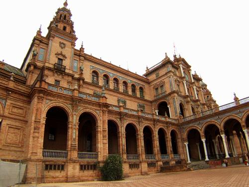 España(エスパーニャ)SPAINフラメンコの本場セビリヤへSEVILLAセビリアセビージャセビーリャスペイン広場Plaza de Espanaマリアルイサ公園