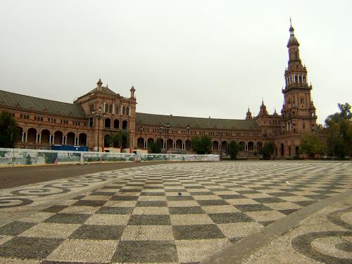 España(エスパーニャ)SPAINフラメンコの本場セビリヤへSEVILLAセビリアセビージャセビーリャスペイン広場Plaza de Espanaマリアルイサ公園