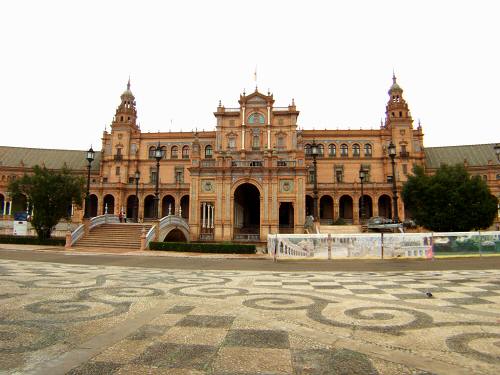 España(エスパーニャ)SPAINフラメンコの本場セビリヤへSEVILLAセビリアセビージャセビーリャスペイン広場Plaza de Espanaマリアルイサ公園