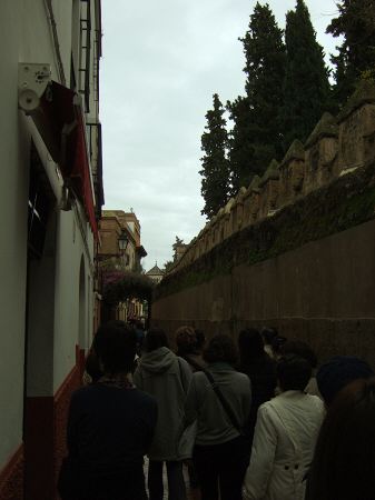 España(エスパーニャ)SPAINフラメンコの本場セビリヤへSEVILLAセビリアセビージャセビーリャサンタ・クルス街Barrio de Santa Cruz旧市街ユダヤ人街アルカーサルの城壁