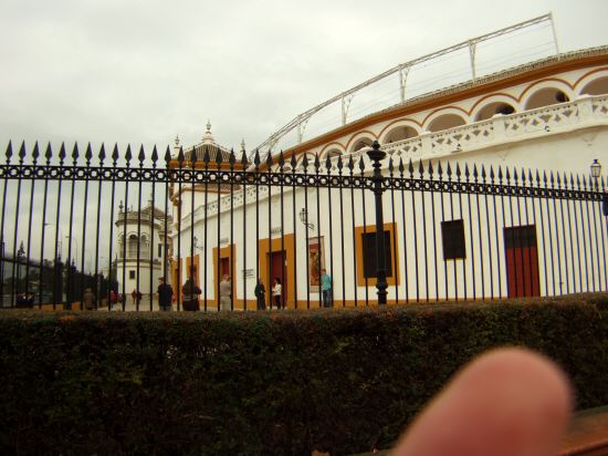 España(エスパーニャ)SPAINフラメンコの本場セビリヤへSEVILLAセビリアセビージャセビーリャクリストバル・コロン通りPo.de Cristobal ColonPlaza de Toros de la Maestranza Romeroマエストランサ闘牛場
