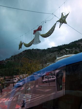 エスパーニャSPAINセビリヤSEVILLAセビリアセビージャセビーリャからコスタ・デル・ソル、ミハスへCOSTA DEL SOL Mijasクリスマスイルミネーション