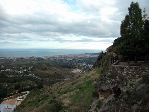 エスパーニャSPAINセビリヤSEVILLAセビリアセビージャセビーリャからコスタ・デル・ソル、ミハスへCOSTA DEL SOL Mijas展望台から見た地中海