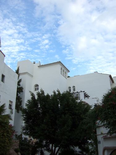 エスパーニャSPAINセビリヤSEVILLAセビリアセビージャセビーリャからコスタ・デル・ソル、ミハスへCOSTA DEL SOL Mijas青空に白い壁
