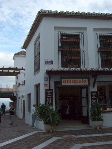 エスパーニャSPAINセビリヤSEVILLAセビリアセビージャセビーリャからコスタ・デル・ソル、ミハスへCOSTA DEL SOL Mijas青空に白い壁amapolaアマポーラ