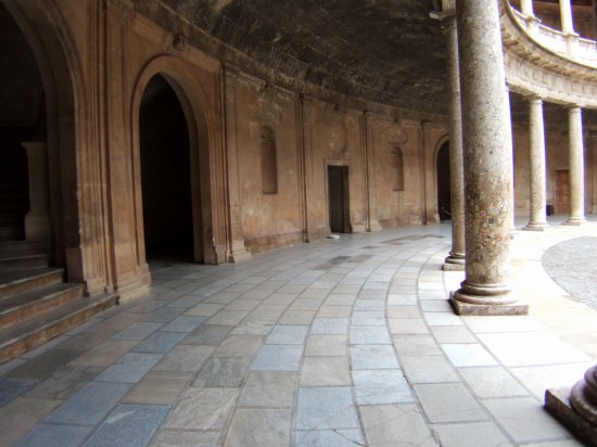 エスパーニャSPAINアンダルシア地方グラナダGRANADA世界遺産世界文化遺産アルハンブラ宮殿Palacio de la Alhambraカルロス5世宮殿