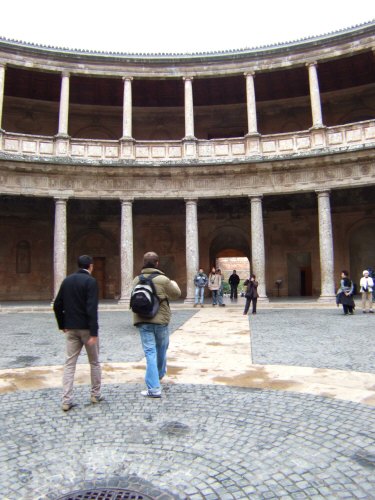 エスパーニャSPAINアンダルシア地方グラナダGRANADA世界遺産世界文化遺産アルハンブラ宮殿Palacio de la Alhambraカルロス5世宮殿