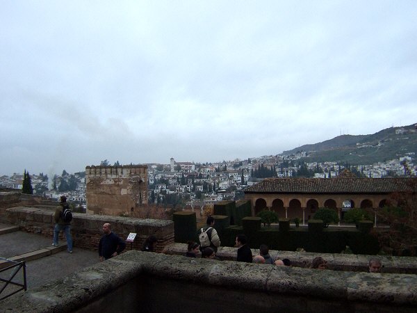 エスパーニャSPAINアンダルシア地方グラナダGRANADA世界遺産世界文化遺産アルハンブラ宮殿Palacio de la Alhambraアルバイシン地区Albaicinアルバイシンの町並み