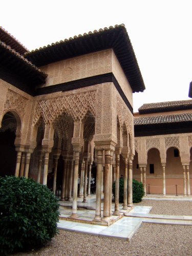 エスパーニャSPAINアンダルシア地方グラナダGRANADA世界遺産世界文化遺産アルハンブラ宮殿Palacio de la Alhambra王宮ライオンの中庭Patio de los Leones