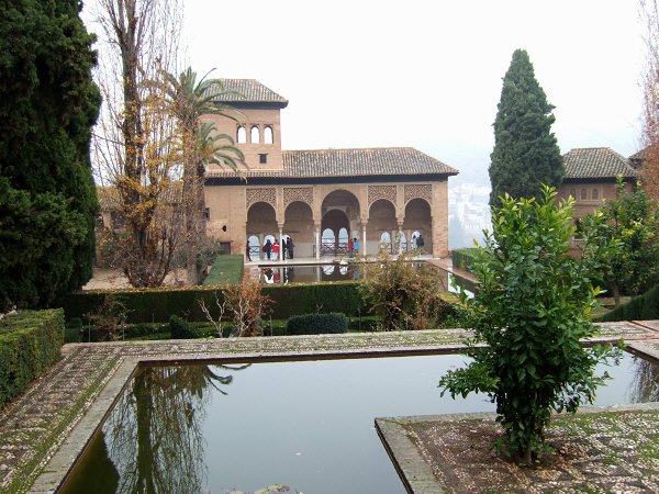 エスパーニャSPAINアンダルシア地方グラナダGRANADA世界遺産世界文化遺産アルハンブラ宮殿Palacio de la Alhambra王宮の庭
