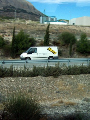 エスパーニャSPAINアンダルシア地方高速道路A92号線沿いに見えた風景景色