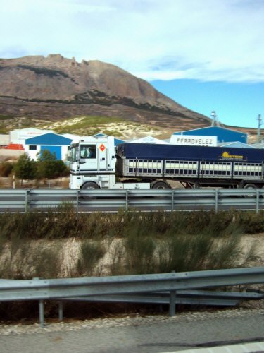エスパーニャSPAINアンダルシア地方高速道路A92号線沿いに見えた風景景色
