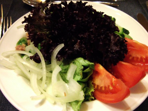 エスパーニャSPAINバレンシア地方バレンシア州都ホテルホリディインバレンシアHoliday Inn VALENCIA HOTELS・RESORTS夕食サラダ生野菜