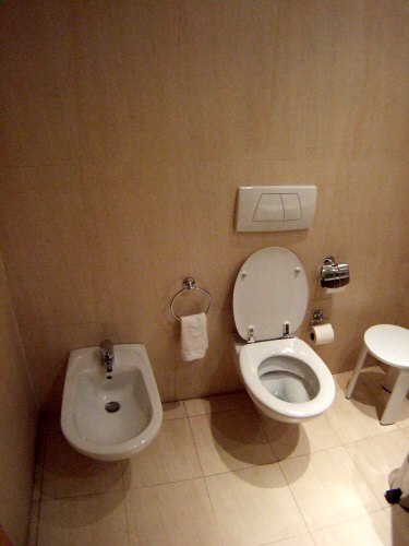 エスパーニャSPAINバレンシア地方バレンシア州都ホテルホリディインバレンシアHoliday Inn VALENCIA HOTELS・RESORTS部屋の写真便器トイレとその横にビデ洗浄