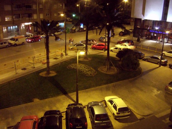エスパーニャSPAINバレンシア地方バレンシア州都ホテルホリディインバレンシアHoliday Inn VALENCIA HOTELS・RESORTS部屋から見た夜景景色
