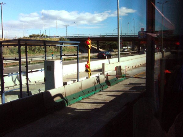 エスパーニャSPAINバレンシア地方バレンシア州都ホテルホリデイインバレンシア高速道路E15料金所