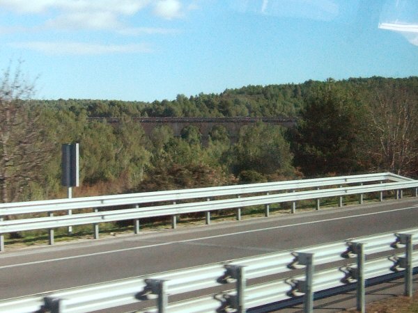 エスパーニャSPAINカタルーニャ地方・バルセロナ高速道路E15Tarragonaタラゴナのローマ時代の水道橋?