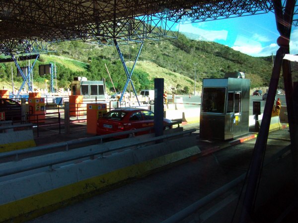 エスパーニャSPAINカタルーニャ地方・バルセロナ高速道路A16料金所