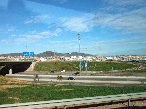 エスパーニャSPAINカタルーニャ地方・バルセロナ高速道路A16