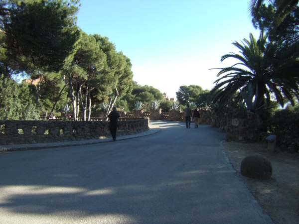 エスパーニャSPAINカタルーニャ地方・バルセロナ市街地の風景世界遺産世界文化遺産Parc Guell グエル公園