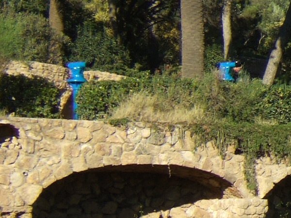 エスパーニャSPAINカタルーニャ地方・バルセロナ市街地の風景世界遺産世界文化遺産Parc Guell グエル公園