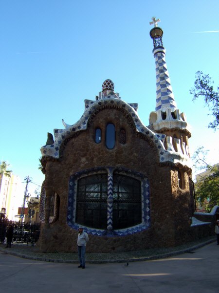 エスパーニャSPAINカタルーニャ地方・バルセロナ市街地の風景世界遺産世界文化遺産Parc Guell グエル公園