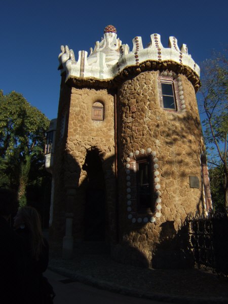 エスパーニャSPAINカタルーニャ地方・バルセロナ市街地の風景世界遺産世界文化遺産Parc Guell グエル公園