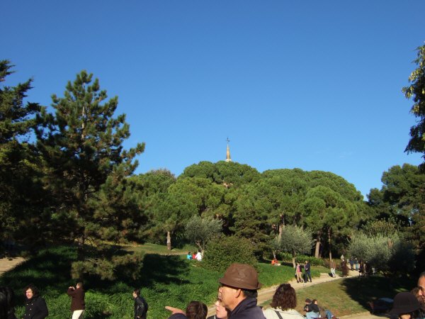 エスパーニャSPAINカタルーニャ地方・バルセロナ市街地の風景世界遺産世界文化遺産Parc Guell グエル公園